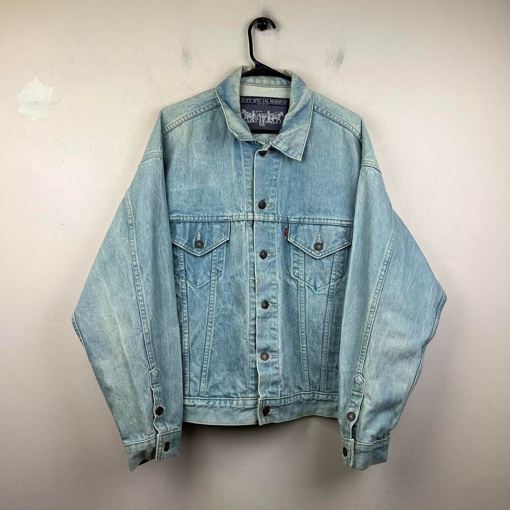 Vintage 90s Levi's Special Reserve Denim Jacket Size XL